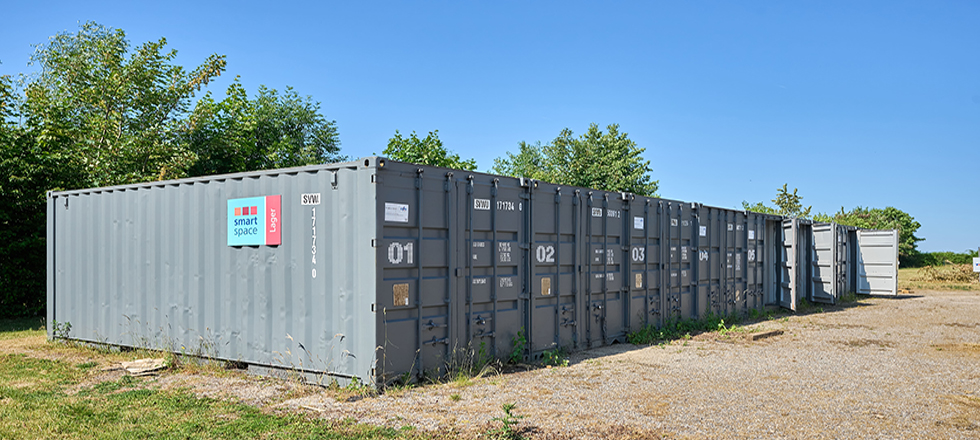 aussenansicht container lagerraum in koeln mieten