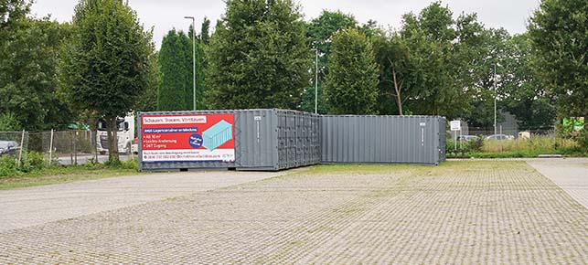 sicheren lagercontainer businesspark neuss mieten